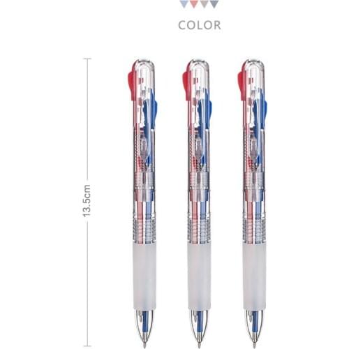 3pcs/set Two-color In 1 Ballpoint Pens Cute gel Pen Kawaii Multicolor Ball Pens For Kids Gift School Office Supplies Stationery