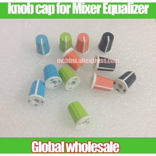 4pcs mixer potentiometer knob cap audio volume switch / Playing discs dimming console EQ equalizer knob cap 270 degree