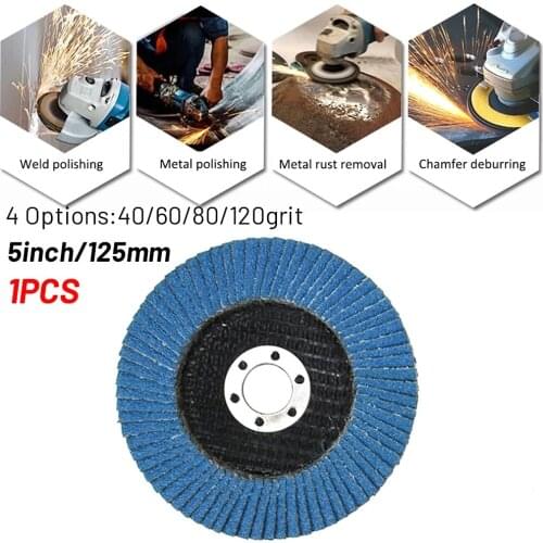 5inch 125mm Flap Discs Wheels Sanding Disc 40/ 60/80/120grit Abrasive Tool Wood Cutting Grinding Wheels Blades For Angle Grinder