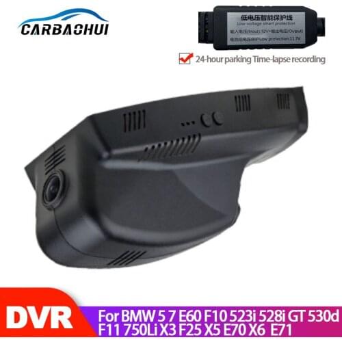 Car Wifi Mini DVR Driving Video Recorder Dash For BMW 5 7 E60 F10 523i 528i GT 530d F11 750Li X3 F25 X5 E70 X6 E71 FULL HD CCD