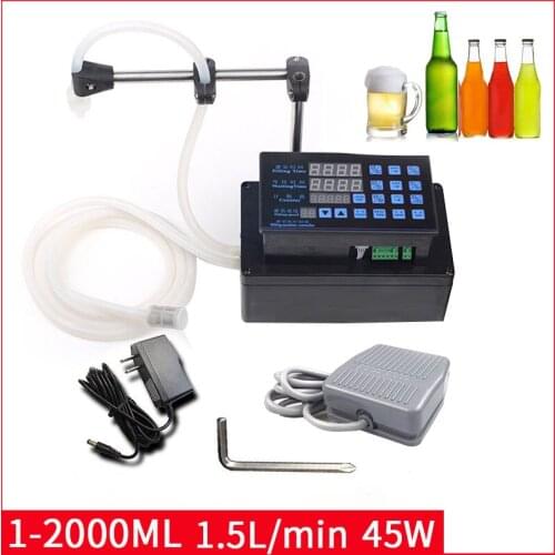 24W 1-2000ML Self-Liquid Digital Control Water Ml CNC Full Beverage Liquid Filling Machine Oil Perfume Milk Vial