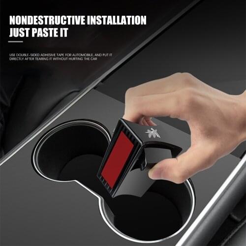 For Tesla Model 3 ABS Car Water Cup Slot Slip Limit Clip Cup Holder Clip limiter for Model three 2021 Model Y Free Shipping