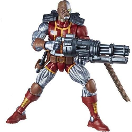 Marvel Legends Deathlok 6" Action Figure From 2018 Deadpool Sasquatch BAF Wave Collectible Doll Model Toys