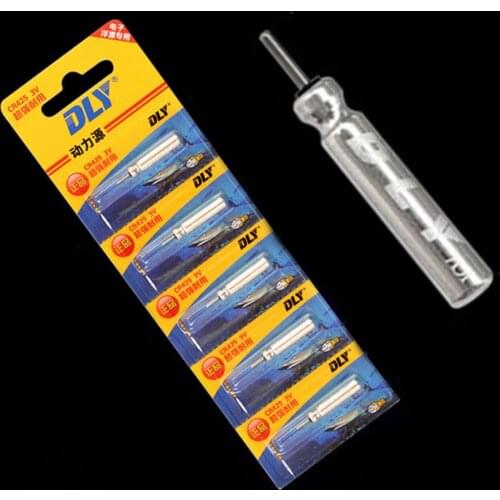 WALK FISH Electronic Fishing Float Battery CR425 Lithium Pin Cells Night LED Fishing Float Fishing Tackle Tool Accessories