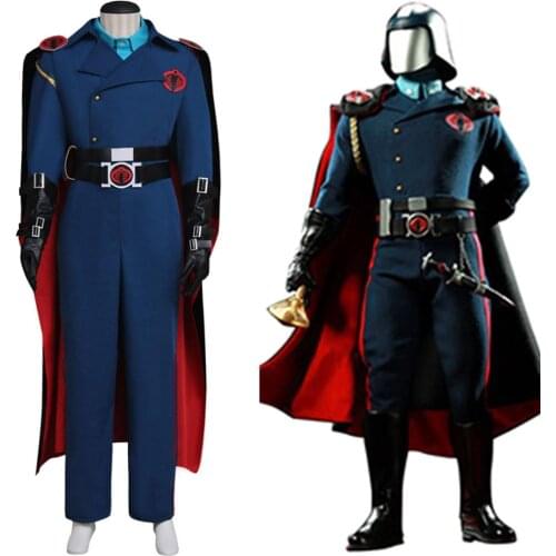G.I. Joe:The Rise of Cobra Cosplay Cobra Commander Cosplay Costume Adult Men Outfit Halloween Carnival Costume
