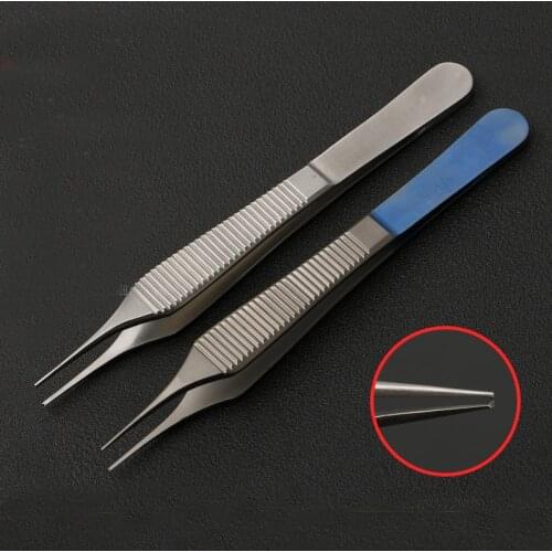 Edison scorpion beauty plastic equipment stainless steel double eyelid tool tissue tweezers fine big belly scorpion has no hook