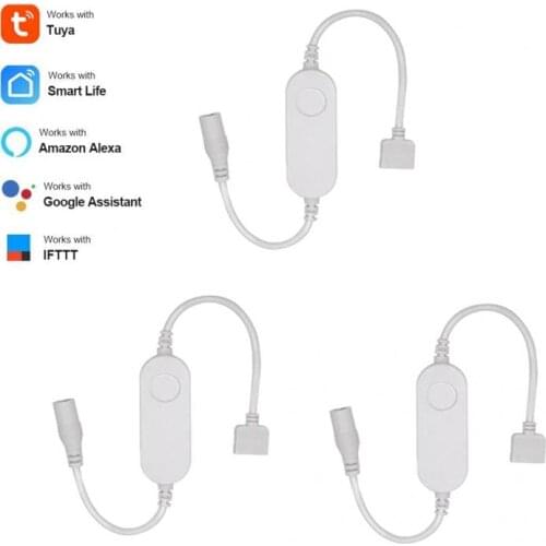 TUYA Zigbee Smart Mini Led Strip Controller 5-24V RGBW RGBWW RGB+CCT RGB Dimmer Controller Alexa Echo Plus Voice Control