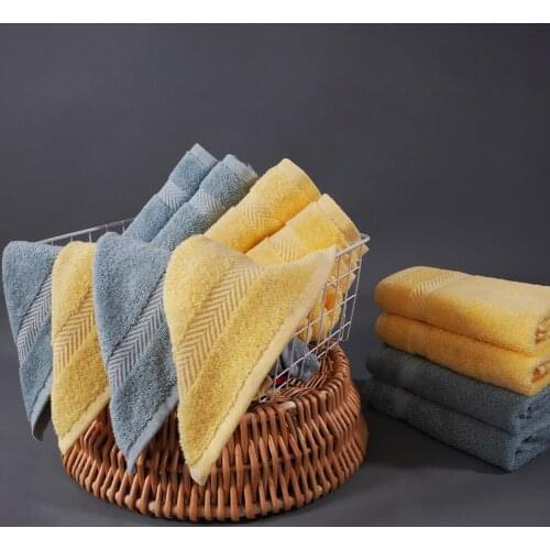 Towel Set Luxury 100% Cotton Super Absorbent Soft and Thick-A Pack of 12 Towel Set Household Hand Towel 33*33 Shower Wrap