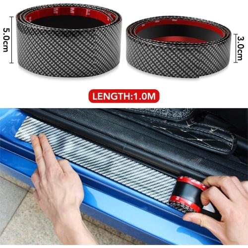 Car Bumper Sticker Protector Car Door Sill Stickers for HYUNDAI IX35 Solaris For Skoda Opel Mokka kia sportage for audi a4 volvo