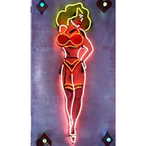 Neon Sign For Gods Own Junkyard Lamp Girls glass tube Bar neon bulbs resterant decorate light club DISPLAY Impact Attract light