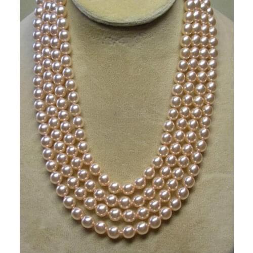 New classic 9-10mm natural Australian south sea white pearl necklace 60inch plated Clasp earrings set