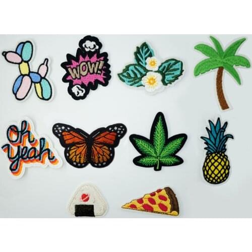 O Musubi Pizza Palm Iron clothes/stitch/sew/seam/cloth/textile/adornment/decoration/garnish of coat/topcoat/jacket/trousers/bag