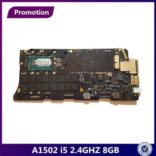 Original i5 2.4GHz 8GB Logic Board for MacBook Pro Retina 13.3" A1502 Motherboard 661-8145 820-3476-A 2013 2014 Year ME864 ME865