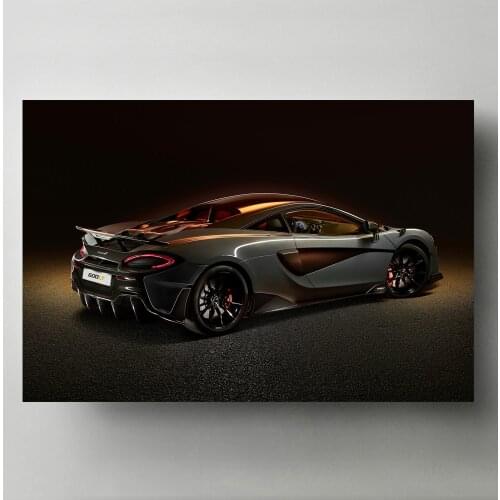 Sports Car Posters Mclaren 600lt Supercar Wallpaper HD Prints Canvas Painting Art Modern Wall art Picture Home Decorations