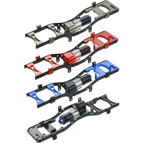 RC Body Chassis Frame Kit Metal Car Wheelbase Parts Fits For WPL C14 C24 MN99s Car Truck