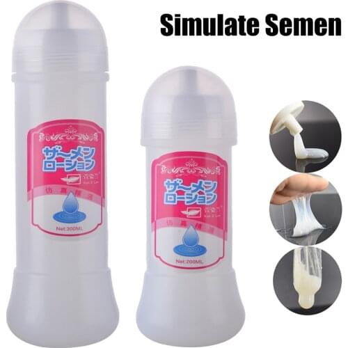Simulate Semen 300ml Lubricant for Sex Japan Av Lubricant Water Base Vaginal Anal Lubricants Oral Sex Lube Oil Adult Sex Product