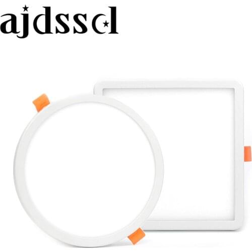 Ultra Thin LED Panel Light Round 6W 8W 15W 20W AC110V/220V Aluminum Ceiling Recessed Downlight open hole adjustable open hole