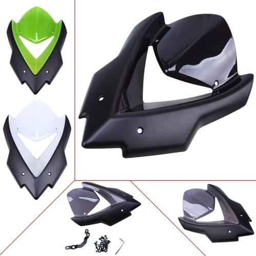 Bicicleta Motorcycle Windshield Windscherm Scooter Windscreen Bike Wind Deflectors Double Bubble for Kawasaki Z1000 2015 2016