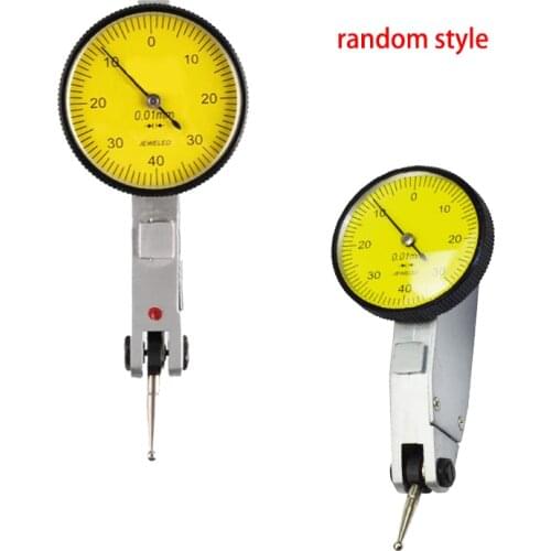 Water proof Dial Gauge 0-0.8mm Precision Test Level dial Scale Precision Metric Dovetail Rails 0.8mm 0.01mm Dial Test Indicator