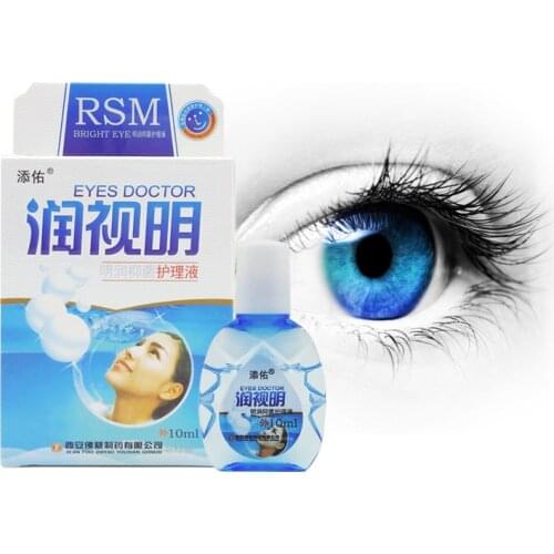 10ml Cool Eye Drops Cleanning Bright Eyes Relieves Discomfort Removal Fatigue Relax Massage Eye Care Doctor Tool
