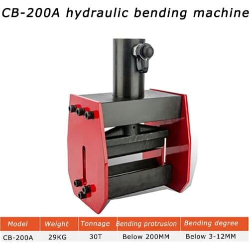 30T Hydraulic Copper Busbar Bending Machine Bender 3-12m Thickness Bus bar Bender CB-150D Bending Tool