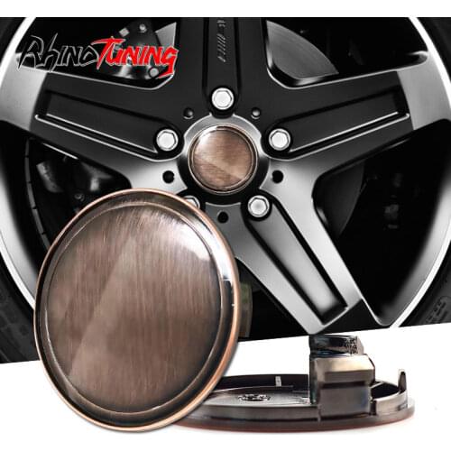4pcs 75mm For W218 X117 C216 C209 Car Wheel Center Hub Caps Red Copper Rim Cover Hubcap