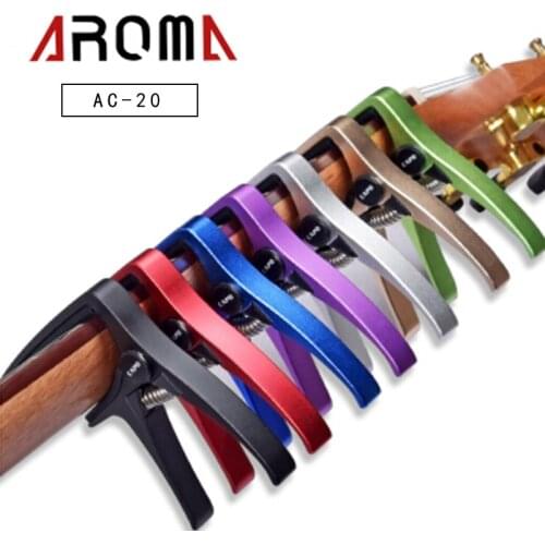 Aroma AC-20 Aluminium Alloy Acoustic Guitar Capo Capotraste