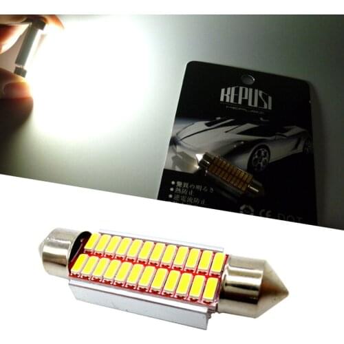 Car Festoon CANBUS 31mm 36mm 39mm 41mm led C5W ERROR FREE interior WHITE Car Interior Dome Lamp License Plate Reading Light