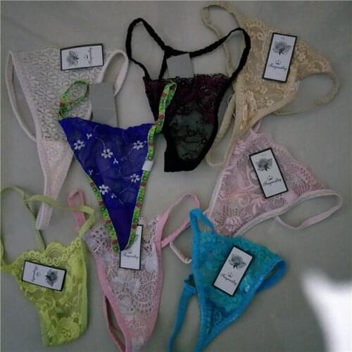 Free Shipping fashion ladies women G-string,micro thongs,sexy Panties underwear,lace transparent stock Underpants briefs,T-back