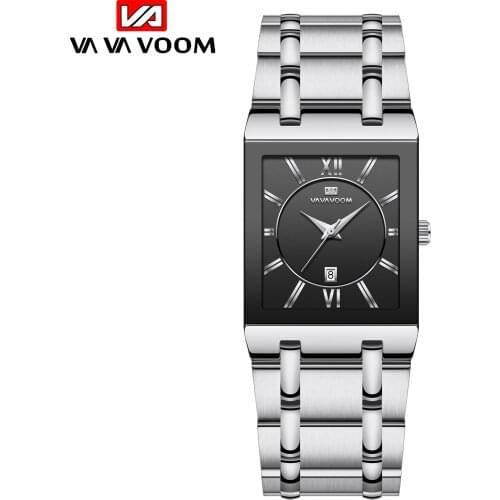 VAVA VOOM Watch Men Top Luxury Brand Waterproof Shock Wristwatch Men Quartz Analog Business Sports Men Watch Мужские часы