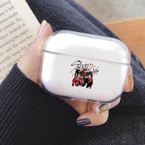 Stray kids Kpop TPU Cover Case For AirPods Pro Case Bluetooth Case For Airpod 3 Earphone Accessories Skin