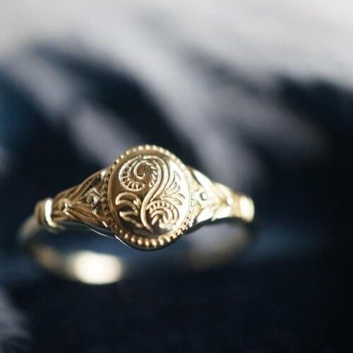 Designers unique creative silver inlaid carved opening adjustable ring elegant luxury ladies brand silver jewelry