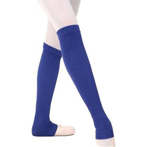 Girls Soft Dance Socks Female Ballet Latin Modern Dance Knitted Leg Warmers Winter Extra Long Boot Over The Knee Knit Dance