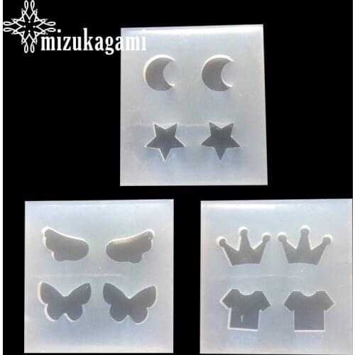 UV Resin Jewelry Liquid Silicone Mold Square White Charms Beads Resin Molds For DIY Handwork Jewelry Finding Accessories