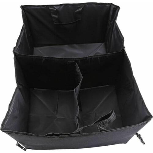 Van Large Storage Holder RV Camper Trunk Boot Box Storage Organizer Toolbag Travel Tidy Tool Box Black Car Interior Accessories