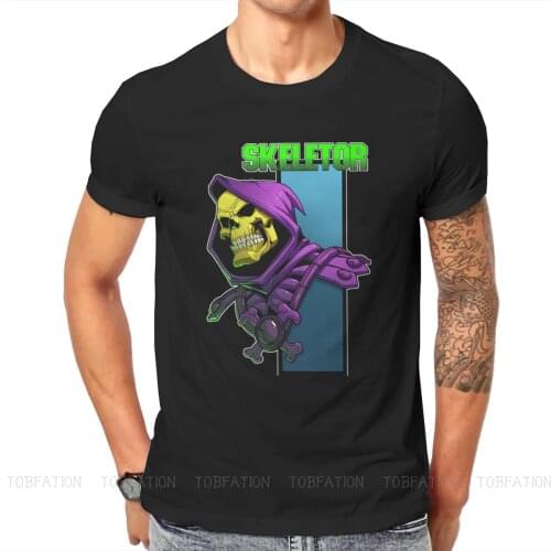 He-Man and the Masters of the Universe Skeletor T Shirt Classic Goth Summer Large Cotton Mens Clothes Harajuku Crewneck TShirt