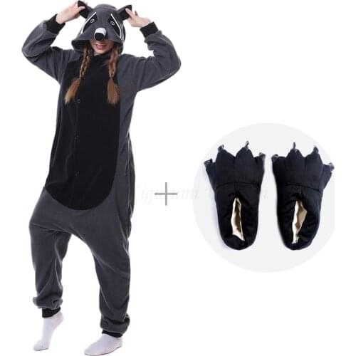 Women Kigurumi Unicorn Onesies Unisex Winter Bear Onesies Cat Nightwear Anime Costumes Adults Flannel Sleepwear Men Pajamas