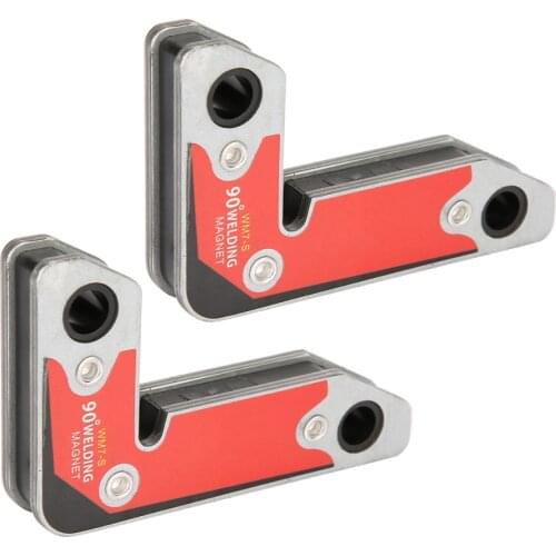 Wm7-S Magnetic Holder/Corner Welding Magnets / Internal And External Right Angle Fixator 30 60 90 Angles Magnetic Clamp 2Pcs/Set