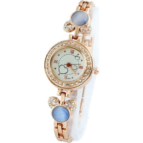 Fashion Gold Watch Women Wristwatch Ladies Clock Female Wristwatches Stainless Gold luxury