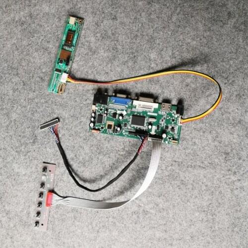 LCD controller board Kit 1CCFL Fit TX38D81VC1CAA/TX38D81VC1CAB/TX38D81VC1CAD matrix 1024*768 VGA+DVI LVDS 30 Pin M.NT68676