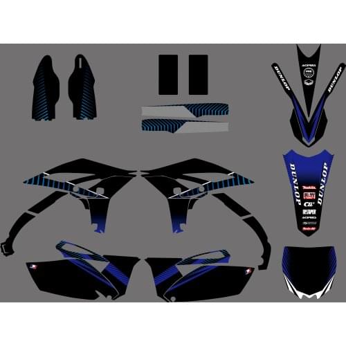 NICECNC Motorcycle Team Graphic Decal For Yamaha YZF250 YZ250F YZF 250 YZ 250F 2010 2011 2012 2013 Background Stickers