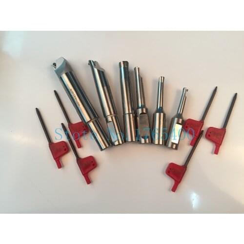 New 6pcs indexable boring bar with 16mm shank boring bars+ 30pcs boring inserts boring tool
