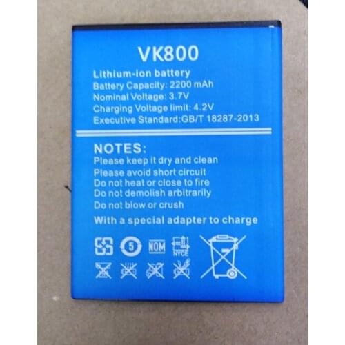 Original vkworld vk800 phone battery 2200mah 3.7V for vkworld vk800 phone+ track code