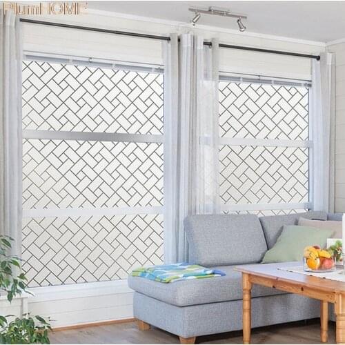 Window Covering Film Frosted Static Privacy Decor Self Adhesive Glass Stickers UV Glass Sticker