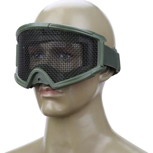 Practical Metal Mesh Pinhole Glasses Hunting Airsoft Tactical Eyes Protection for Shooting Skiing Riding Outdoor Activity Hunt