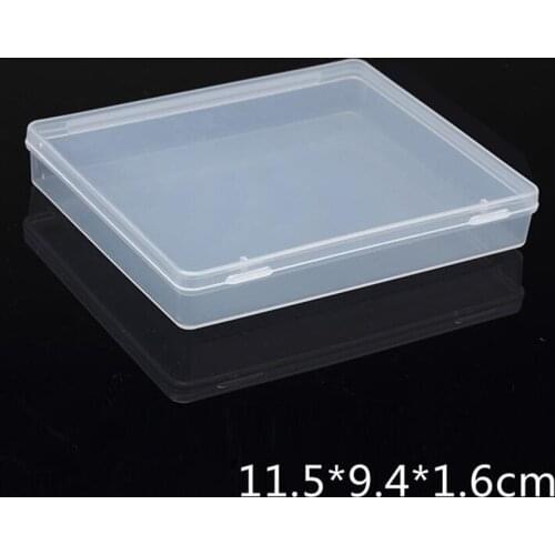 Transparent plastic box Storage Collections Product packaging box dressing case mini Case out size 11.8*9.8*2cm