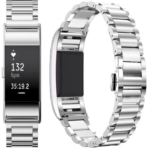 KTAB Smart Watch Band For Fitbit Charge 2 Stainless Steel Metal Replacement Wrist Strap Bracelet For Fitbit Charge 2 Accessories