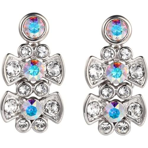 Monemel Swarovski Crystal Earrings Gift, Mother 'S Day Gift, C Earrings