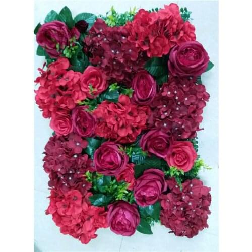 SPR EMS Free Shipping rose flower wall champagne hot sale valentines day wedding backdrop wall arrangement flowers decoration
