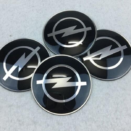 Car Styling 4Pcs Wheel Center Hub Cap Stickers 65mm emblems for Opel astra opel astra h astra g insignia Opel mokka car